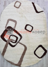 Ковер 36385X OVAL WHITE / BEIGE Ковер 36385X OVAL WHITE / BEIGE