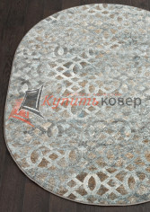 Ковер на пол D563 — BEIGE-BLUE — Овал Ковер на пол D563 — BEIGE-BLUE — Овал