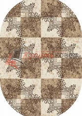 VALENCIA DELUXE D304 CREAM-BROWN oval VALENCIA DELUXE D304 CREAM-BROWN oval