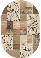 VALENCIA DELUXE D306 CREAM-BROWN oval