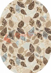 VALENCIA DELUXE D311 CREAM-BROWN oval