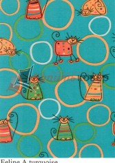 Египетский ковер ФАНКИ Feline A Turquoise Египетский ковер ФАНКИ Feline A Turquoise