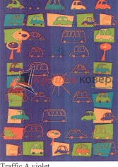 Египетский ковер ФАНКИ Traffic A Violet Египетский ковер ФАНКИ Traffic A Violet