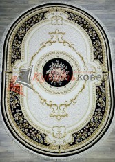 Ковер LARA 20222b navy navy oval Ковер LARA 20222b navy navy oval