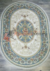 Ковер LARA 25204a blue blue oval Ковер LARA 25204a blue blue oval