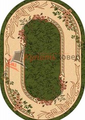 Ковер MERINOS VALENCIA D005_GREEN oval Ковер MERINOS VALENCIA D005_GREEN oval