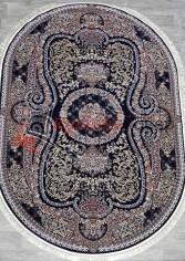 Ковер на пол 7733 OVAL LACIVERT / LACIVERT Ковер на пол 7733 OVAL LACIVERT / LACIVERT