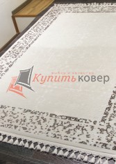 Ковер HUNKAR 07856a-brown-white Ковер HUNKAR 07856a-brown-white