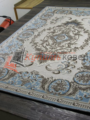 Ковер на пол TOPKAI 0014В — BEIGE / L.BLUE Ковер на пол TOPKAI 0014В — BEIGE / L.BLUE