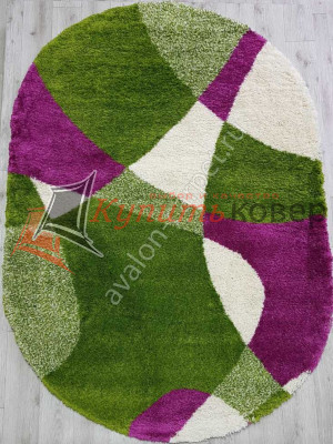 Ковер 36264X OVAL GREEN / GREEN Ковер 36264X OVAL GREEN / GREEN
