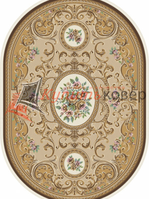 Ковер на пол ROXY D702 — BEIGE Овал Ковер на пол ROXY D702 — BEIGE Овал