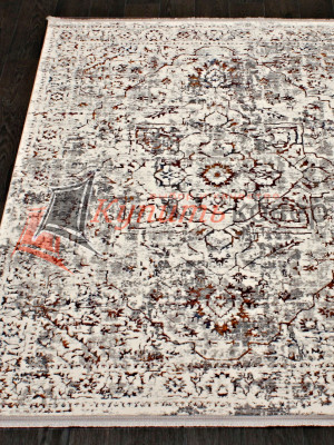 Ковер на пол PAMIR 7252A — WHITE / WHITE Ковер на пол PAMIR 7252A — WHITE / WHITE