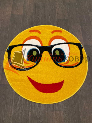 Ковер SMILE NC14 — YELLOW — Круг Ковер SMILE NC14 — YELLOW — Круг