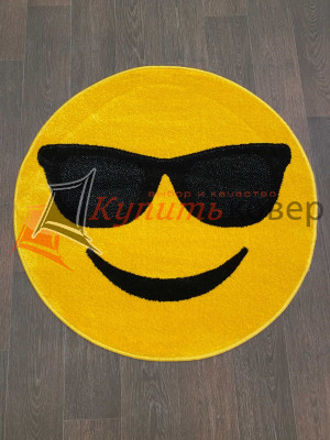 Ковер SMILE NC15 — YELLOW — Круг Ковер SMILE NC15 — YELLOW — Круг