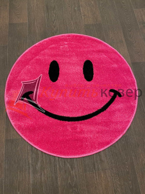 Ковер SMILE NC19 — PINK — Круг Ковер SMILE NC19 — PINK — Круг