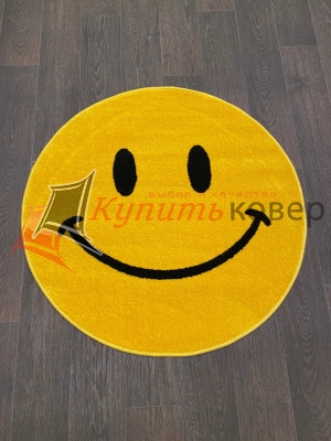 Ковер SMILE NC19 — YELLOW — Круг Ковер SMILE NC19 — YELLOW — Круг