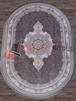 Ковер FARSI 1200 G252 — DARK GRAY — Овал Ковер FARSI 1200 G252 — DARK GRAY — Овал