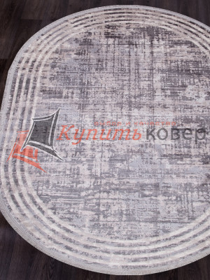 Ковер RAMIYA 17879S — BROWN / L.GREY — Овал Ковер RAMIYA 17879S — BROWN / L.GREY — Овал