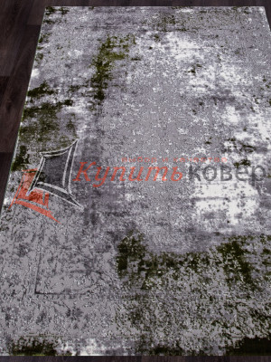 Ковер SATINE S122A — KOYU GREY COKEN / GREEN Ковер SATINE S122A — KOYU GREY COKEN / GREEN