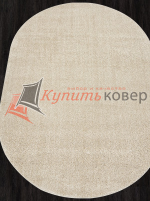 Ковер Однотонный SOFIA T600 — LIGHT BEIGE — Овал Ковер Однотонный SOFIA T600 — LIGHT BEIGE — Овал