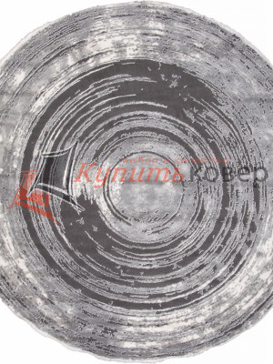 Ковер SAFIR 00843G — GREY / GREY — Круг Ковер SAFIR 00843G — GREY / GREY — Круг