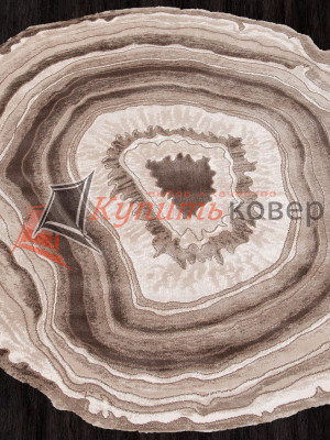 Ковер SAFIR 00847A — BROWN / BROWN — Круг Ковер SAFIR 00847A — BROWN / BROWN — Круг