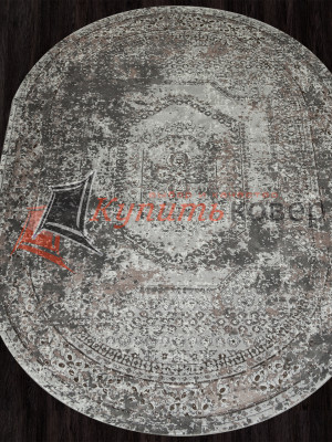 Ковер GRAFF F240 — GRAY-BEIGE — Овал Ковер GRAFF F240 — GRAY-BEIGE — Овал