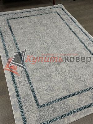 Ковер Турецкий AMELI 9255A — S.L.GREY / P.TURQUOISE Ковер Турецкий AMELI 9255A — S.L.GREY / P.TURQUOISE