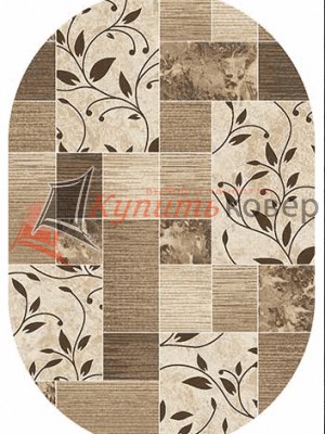 VALENCIA DELUXE D306 CREAM-BROWN oval VALENCIA DELUXE D306 CREAM-BROWN oval