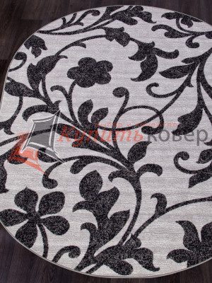 Ковер SILVER D184 L.GRAY OVAL Ковер SILVER D184 L.GRAY OVAL