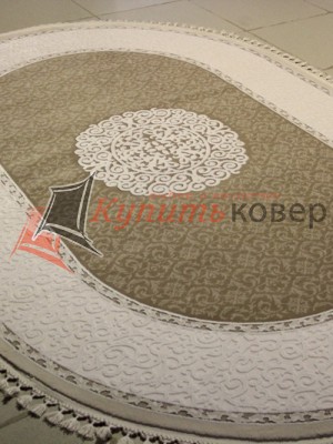 Ковер DELUX D418A BEJ oval Ковер DELUX D418A BEJ oval