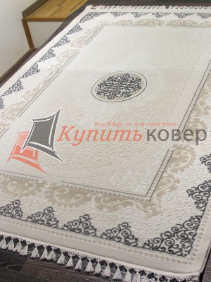 Ковер HUNKAR 07851 SILVER / WHITE Ковер HUNKAR 07851 SILVER / WHITE