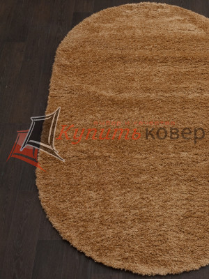 SHAGGY ULTRA S600 — DARK BEIGE OVAL SHAGGY ULTRA S600 — DARK BEIGE OVAL
