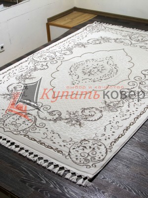 Ковер HUNKAR 07857a brown-white Ковер HUNKAR 07857a brown-white