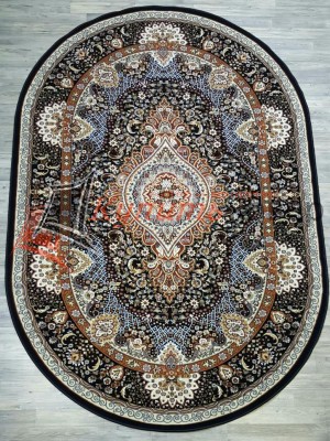 Ковер Marokand 7701 OVAL LACIVERT / LACIVERT Ковер Marokand 7701 OVAL LACIVERT / LACIVERT