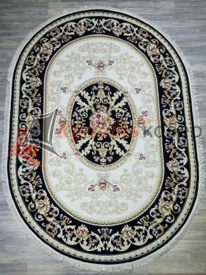 Ковер LARA 25204 navy oval Ковер LARA 25204 navy oval