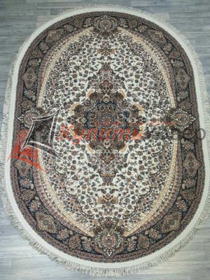Ковер Abrishim 20215J OVAL CREAM / NAVY oval Ковер Abrishim 20215J OVAL CREAM / NAVY oval