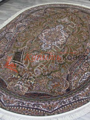 Ковер Abrishim 20346J OVAL GREEN / GREEN oval Ковер Abrishim 20346J OVAL GREEN / GREEN oval
