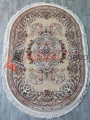 Ковер Elena 3002CA OVAL L.CREAM / L.CREAM oval Ковер Elena 3002CA OVAL L.CREAM / L.CREAM oval