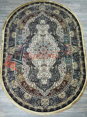 Ковер Rubin 20221B OVAL NAVY / NAVY Ковер Rubin 20221B OVAL NAVY / NAVY