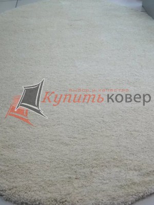 Ковер на пол Super Shaggy s600 — CREAM oval Ковер на пол Super Shaggy s600 — CREAM oval