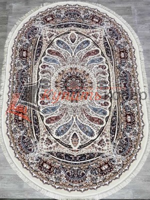 Ковер на пол 7736 OVAL KEMIK / BORDO Ковер на пол 7736 OVAL KEMIK / BORDO