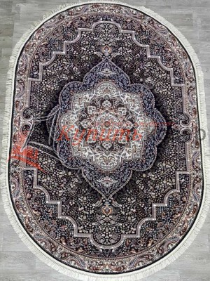 Ковер на пол 7724 OVAL LACIVERT / KEMIK Ковер на пол 7724 OVAL LACIVERT / KEMIK