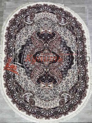 Ковер на пол 7723 OVAL KEMIK / LACIVERT Ковер на пол 7723 OVAL KEMIK / LACIVERT