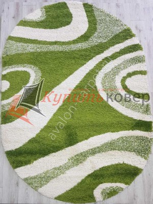 ����� SHAGGY XX 36268X OVAL GREEN / GREEN