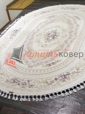 Ковер HUNKAR 07910a purple-purple-oval Ковер HUNKAR 07910a purple-purple-oval
