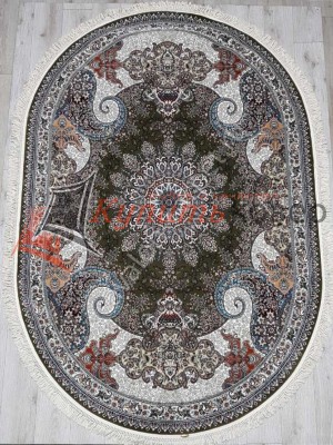 Ковер Abrishim 36165A OVAL D.GREEN / D.GREEN Ковер Abrishim 36165A OVAL D.GREEN / D.GREEN