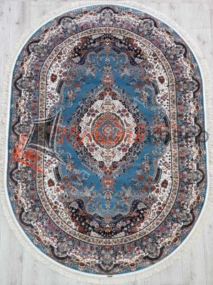 Ковер Abrishim 36318A OVAL BLUE / BLUE Ковер Abrishim 36318A OVAL BLUE / BLUE