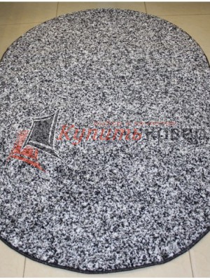 Ковер на пол PLATINUM T600 GRAY-BLACK oval Ковер на пол PLATINUM T600 GRAY-BLACK oval