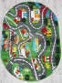 Ковер в детскую комнату Kids S0086A OVAL GREEN / GREEN Ковер в детскую комнату Kids S0086A OVAL GREEN / GREEN